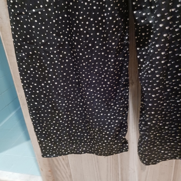 Band of Gypsies Black with Polka Dots Jumpsuit Size Medium $30 - Picture 4 of 6